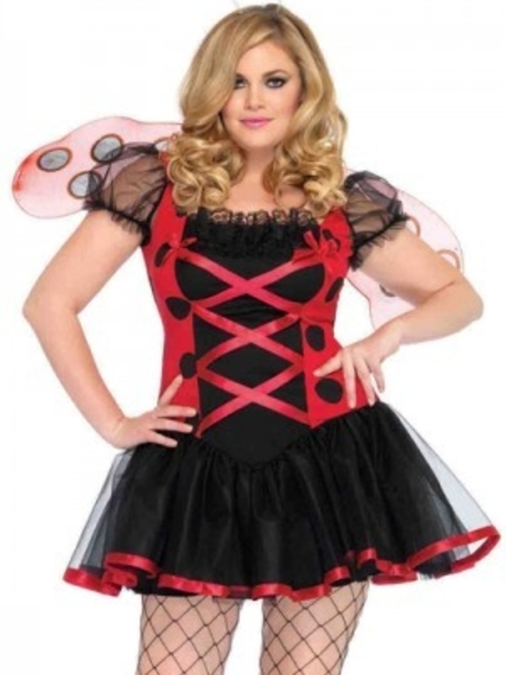 Plus Size Costume 3X/4X Sexy Ladybug Leg Avenue Full Set Cute Halloween Outfit